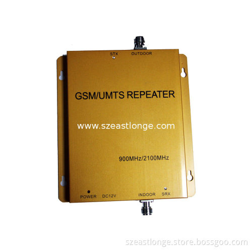 Umts980 / Gsm Repeaters , Umts Dual Band Mobile Phone Signal Repeater With 2000sqm Coverage